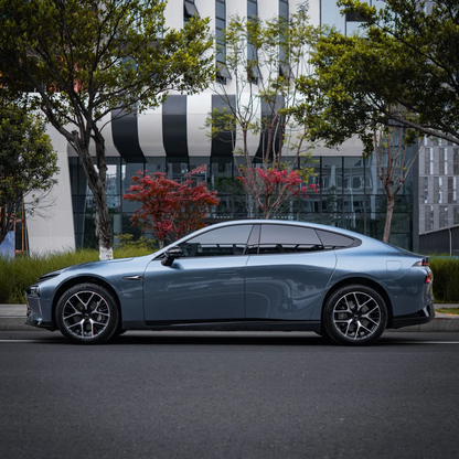 Quality Super Gloss Byron Bay Blue Car Vinyl Wrap  For Sale |