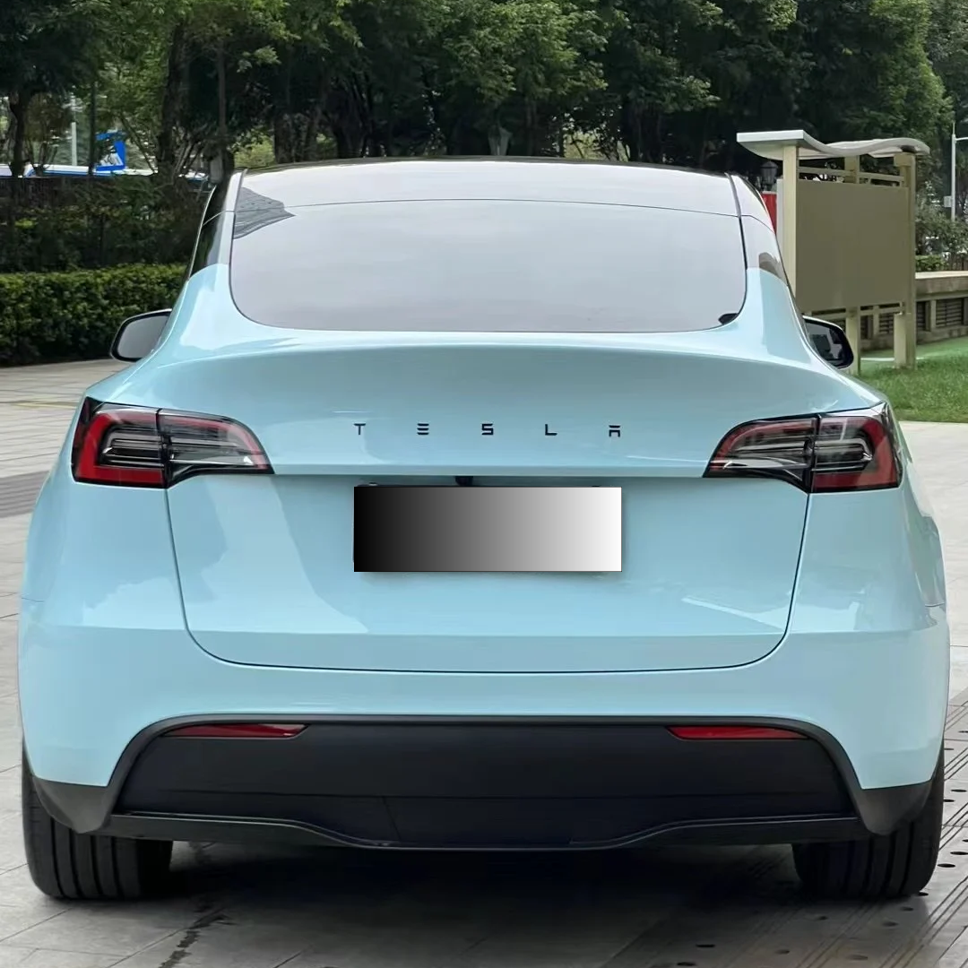Super Gloss Glacier Blue Car Vinyl Wrap