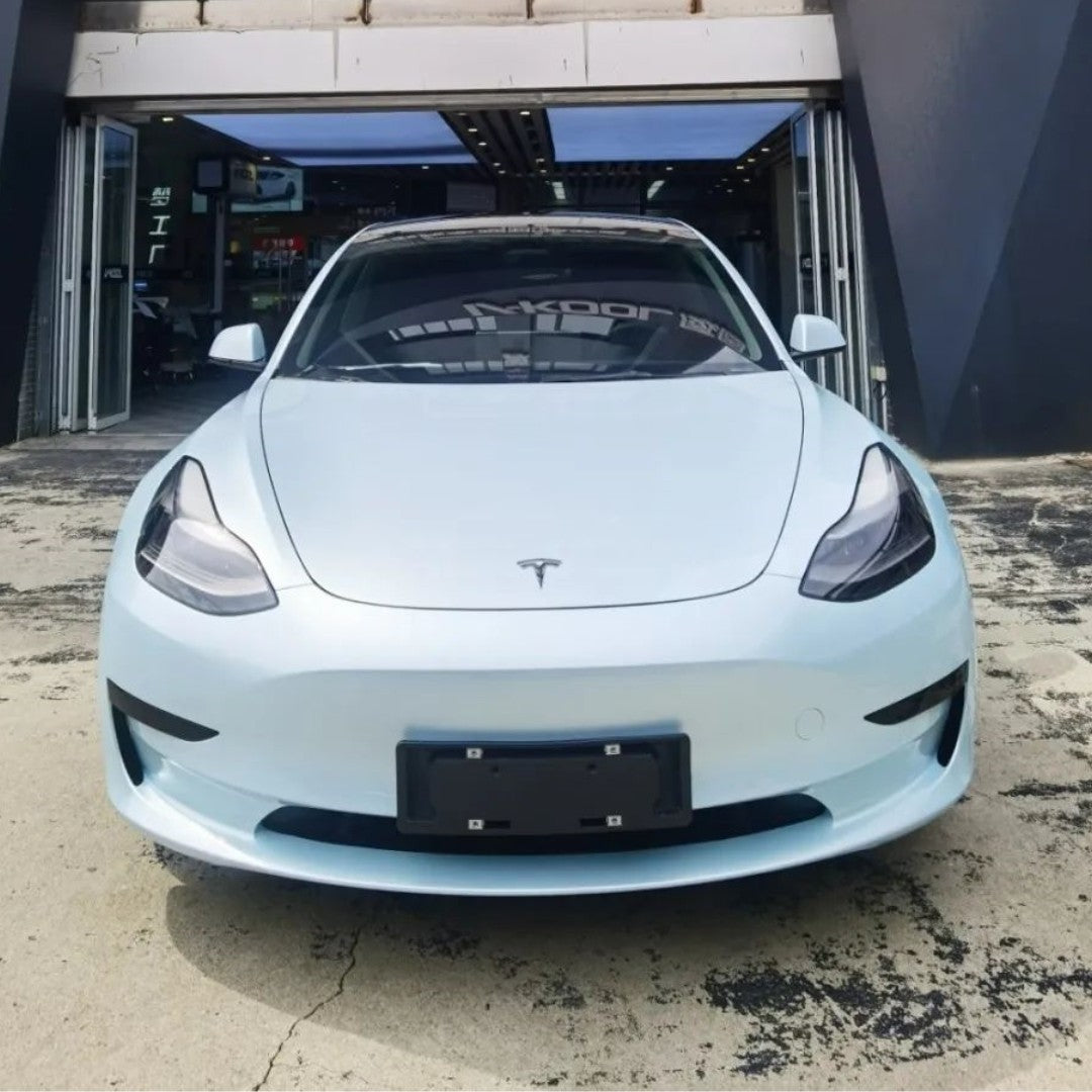 Quality Super Gloss Macaron Blue Car Vinyl Wrap  For Sale |