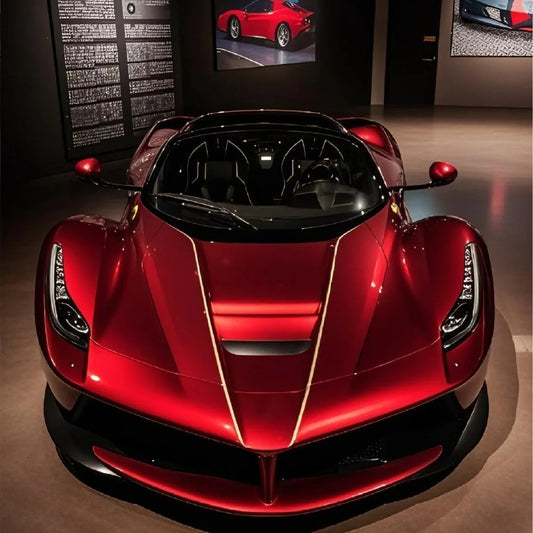 Super Gloss Liquid Ruby Red Car Vinyl Wrap