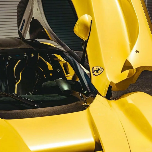 Super Gloss Macaron Yellow Car Vinyl Wrap