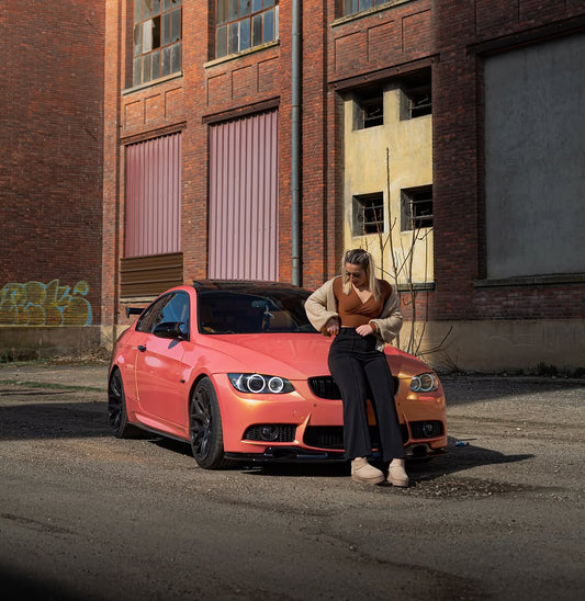 Quality Super Gloss Magic Gold Orange Car Vinyl Wrap  For Sale |