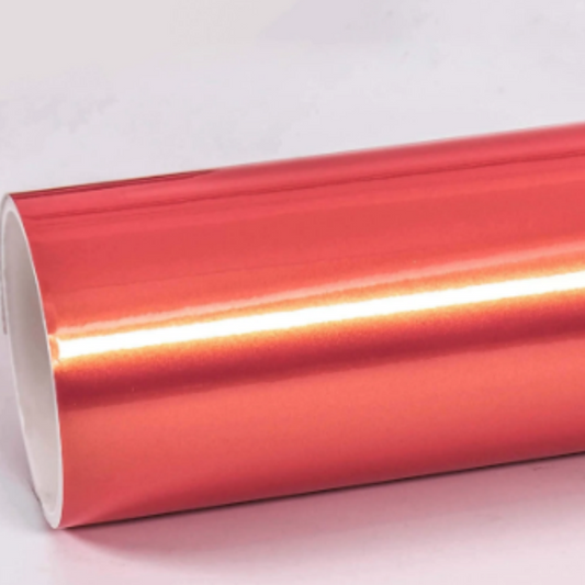 Quality Super Gloss Magic Gold Orange Car Vinyl Wrap  For Sale |