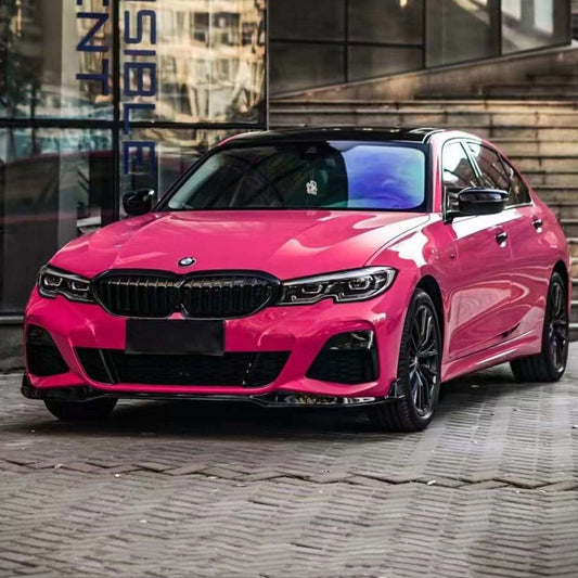 Quality Super Gloss Rose Red Car Vinyl Wrap  For Sale |