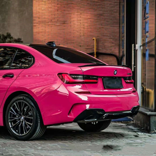 Quality Super Gloss Rose Red Car Vinyl Wrap  For Sale |