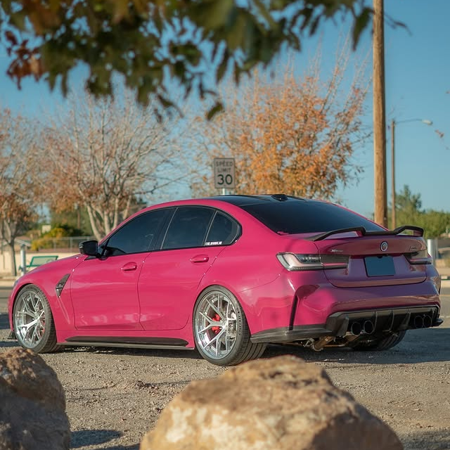 Super Gloss Ruby Star Car Vinyl Wrap