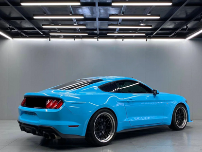 Super Gloss Sky Blue Car Vinyl Wrap ح