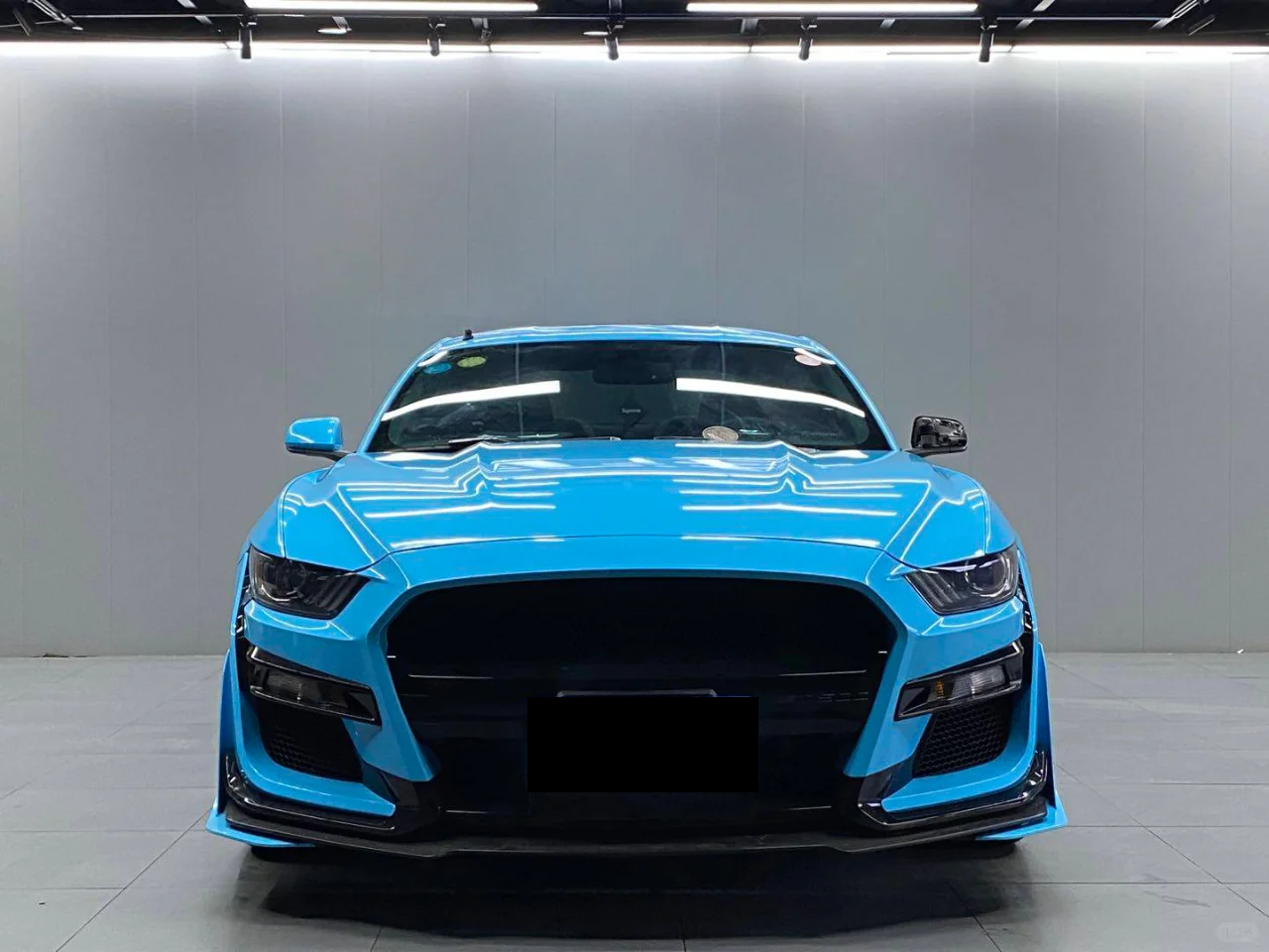 Super Gloss Sky Blue Car Vinyl Wrap ح