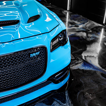 Super Gloss Sky Blue Car Vinyl Wrap ح