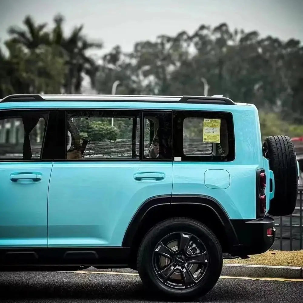 Super Gloss Tanager Blue Car Vinyl Wrap