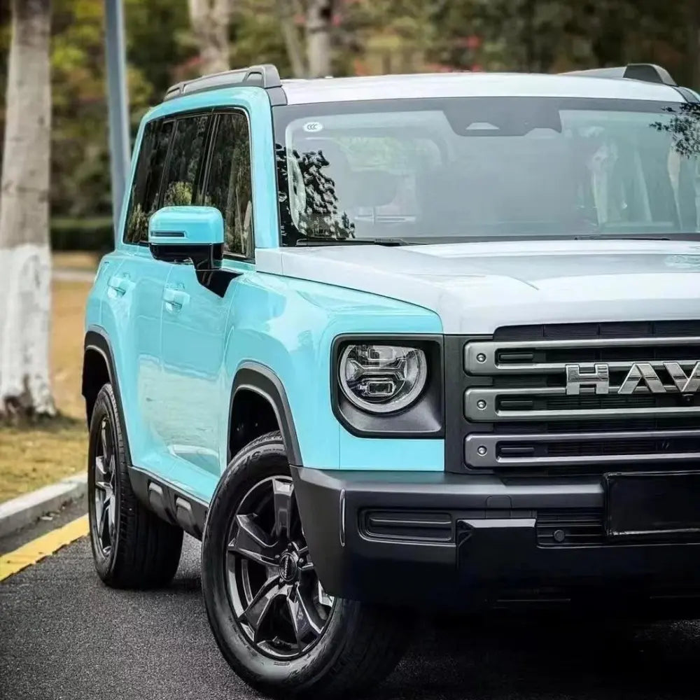 Super Gloss Tanager Blue Car Vinyl Wrap