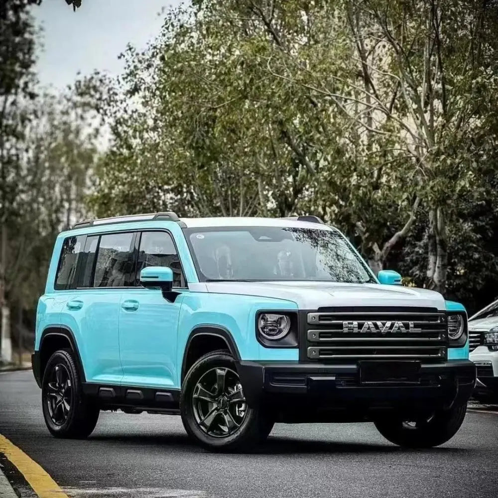 Super Gloss Tanager Blue Car Vinyl Wrap