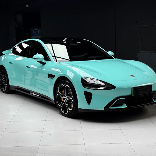 Super Gloss Tiffany Blue Car Vinyl Wrap