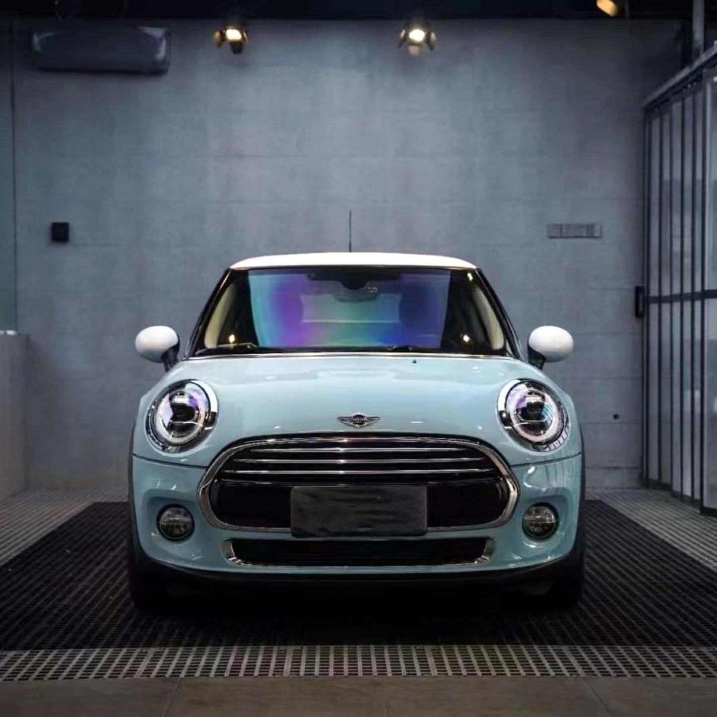 Quality Super Gloss Yacht Blue Car Vinyl Wrap  For Sale |