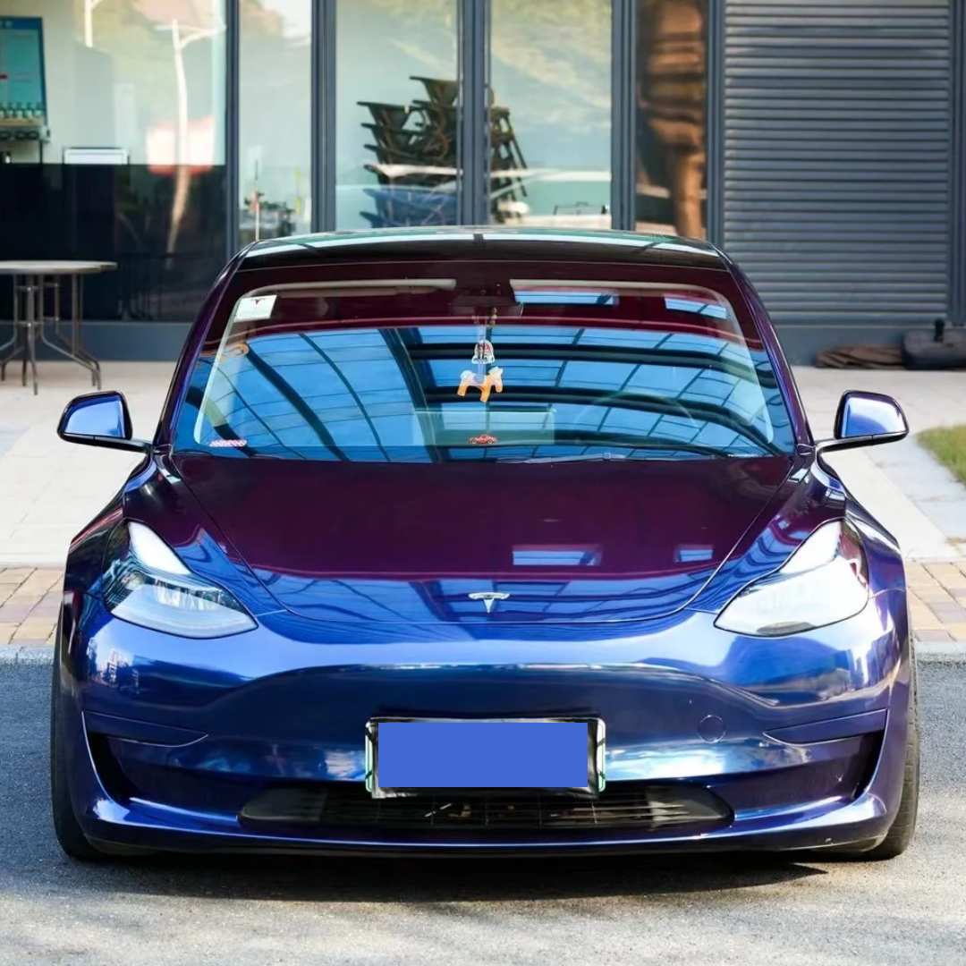 Tesla Gloss PET Audi Navarre Blue Car Vinyl Wrap