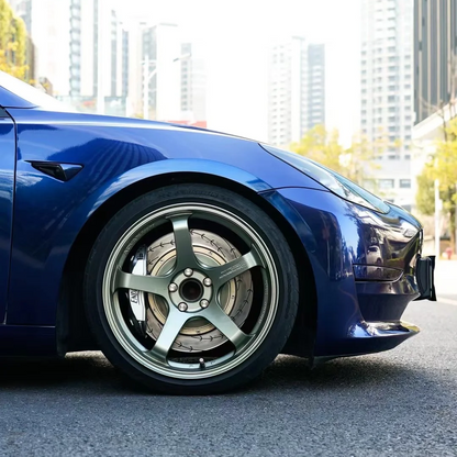 Tesla Gloss PET Audi Navarre Blue Car Vinyl Wrap