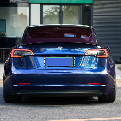 Tesla Gloss PET Audi Navarre Blue Car Vinyl Wrap