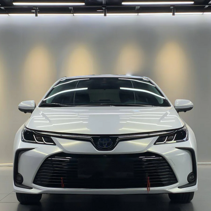 Toyota Gloss PET Diamond Gold White Car Vinyl Wrap