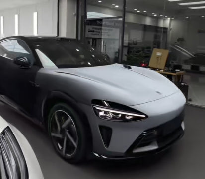 TPU Eclipse Black Car Vinyl Wrap