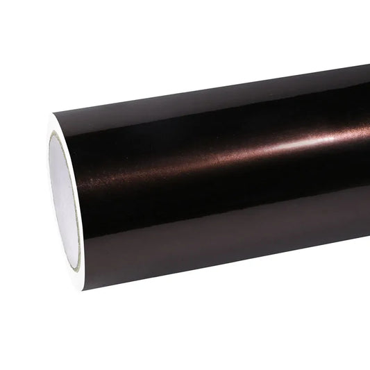 Quality TPU Gloss Diamond Black Red Car Vinyl Wrap  For Sale |