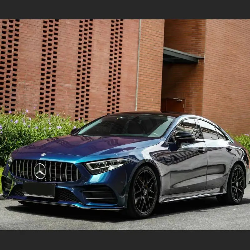 Quality TPU Gloss Liquid Metallic Interstellar Blue Car Vinyl Wrap  For Sale |