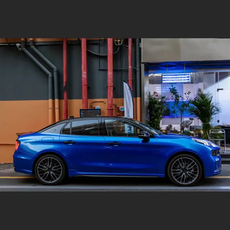 Quality TPU Gloss Metal Sepang Blue Car Vinyl Wrap  For Sale |