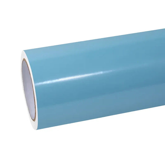 Quality TPU Glossy Crystal Light Blue Car Vinyl Wrap  For Sale |