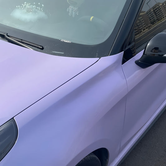 Twin-Color Silver Purple Car Vinyl Wrap