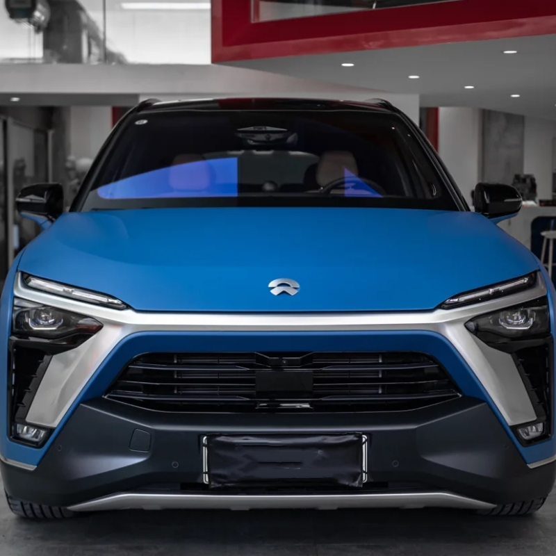 Ultimate Flat Abudhabi Blue Car Vinyl Wrap