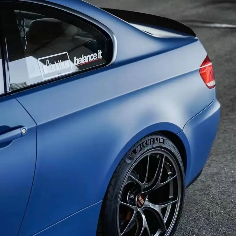 Ultimate Flat Abudhabi Blue Car Vinyl Wrap