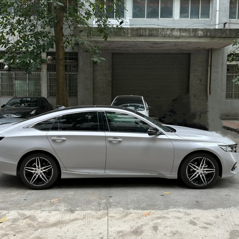 Ultimate Flat Cement Grey Car Vinyl Wrap