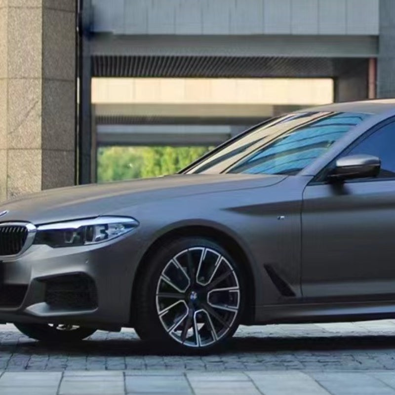 Ultra-Matte Charcoal Grey Car Vinyl Wrap