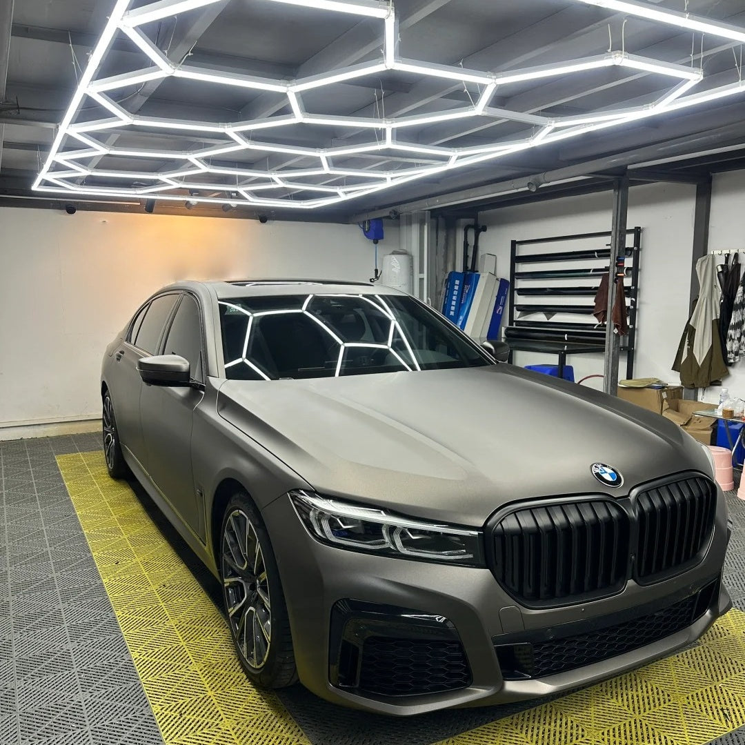 Ultra-Matte Dark Grey Car Vinyl Wrap
