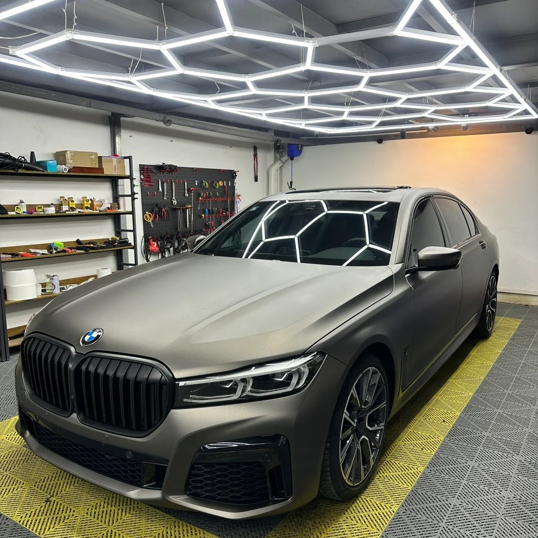 Ultra-Matte Dark Grey Car Vinyl Wrap