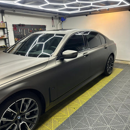 Ultra-Matte Dark Grey Car Vinyl Wrap