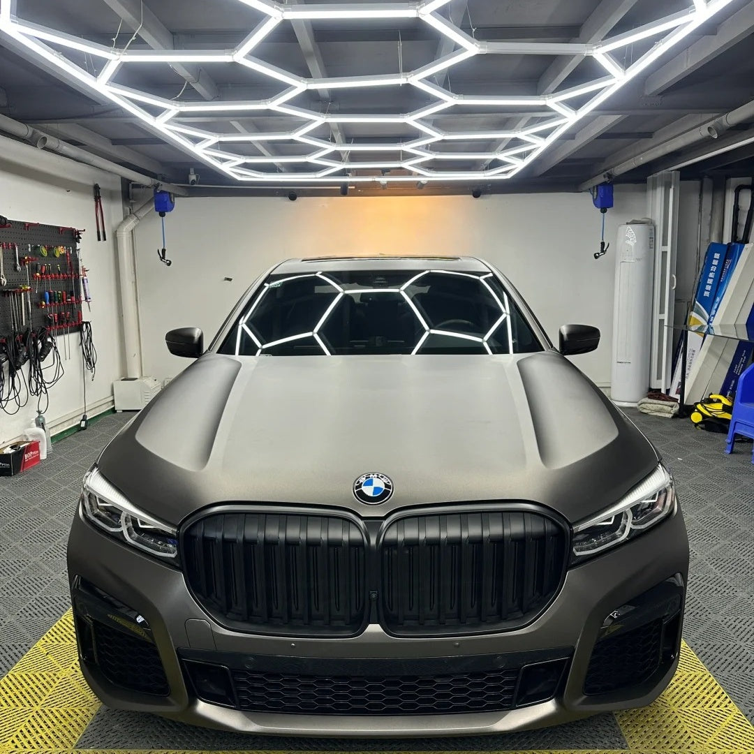 Ultra-Matte Dark Grey Car Vinyl Wrap