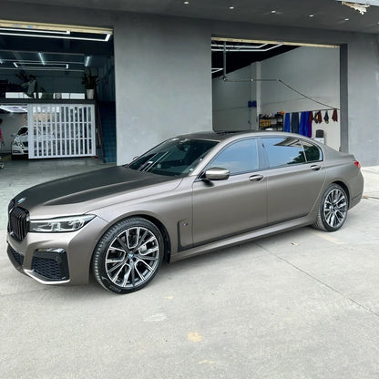Ultra-Matte Dark Grey Car Vinyl Wrap