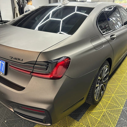Ultra-Matte Dark Grey Car Vinyl Wrap